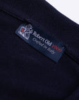 Navy Knit Short Sleeve Polo Sweater S/S POLOS Robert Old   