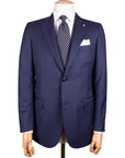 Handcrafted Navy Wool Super 160s Suit SUITS Belvest   