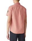 Scale Rust Pink Short Sleeve Shirt Short Sleeve Belstaff   