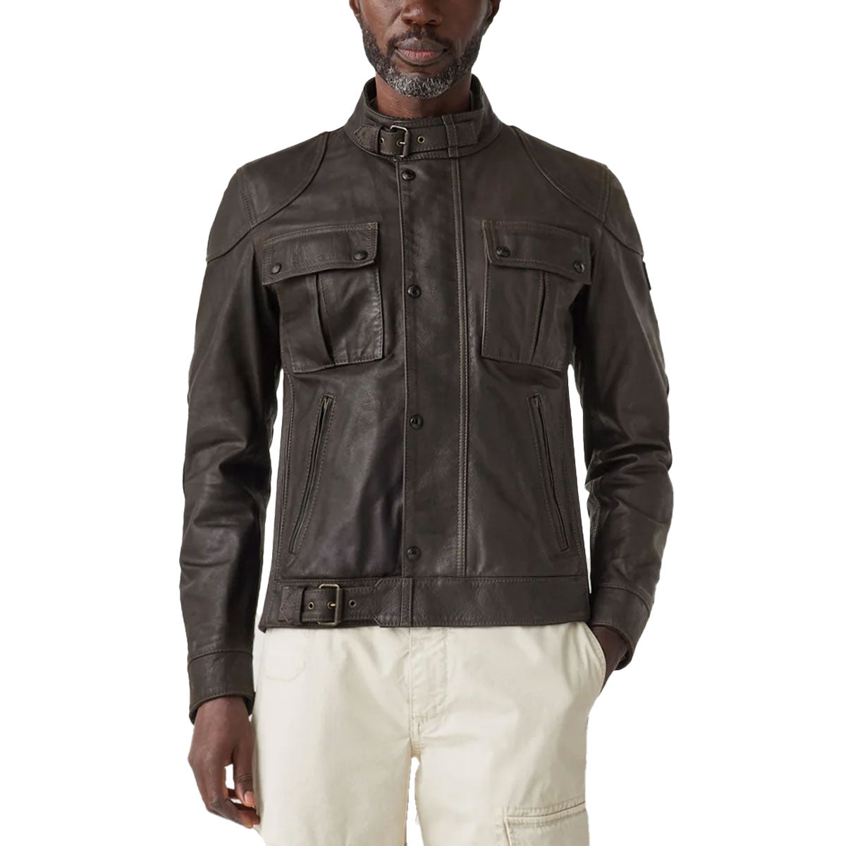 Legacy Gangster Leather Jacket  Belstaff   