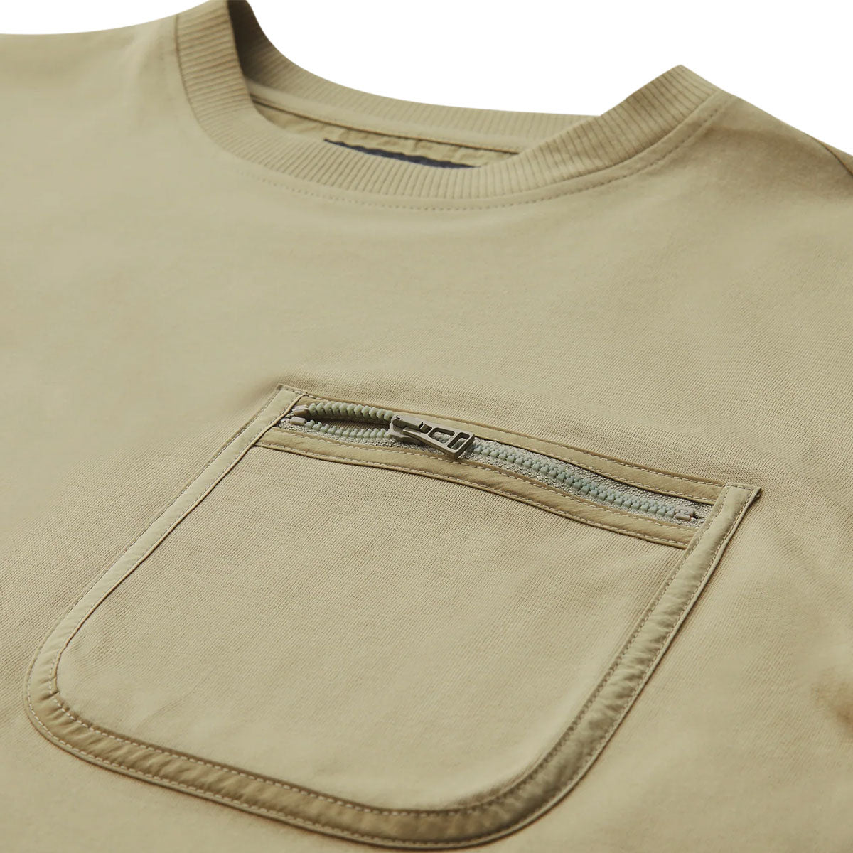 Aloe Green Transit Organic Cotton T-shirt Short Sleeve Belstaff   