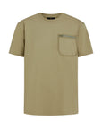 Aloe Green Transit Organic Cotton T-shirt Short Sleeve Belstaff   