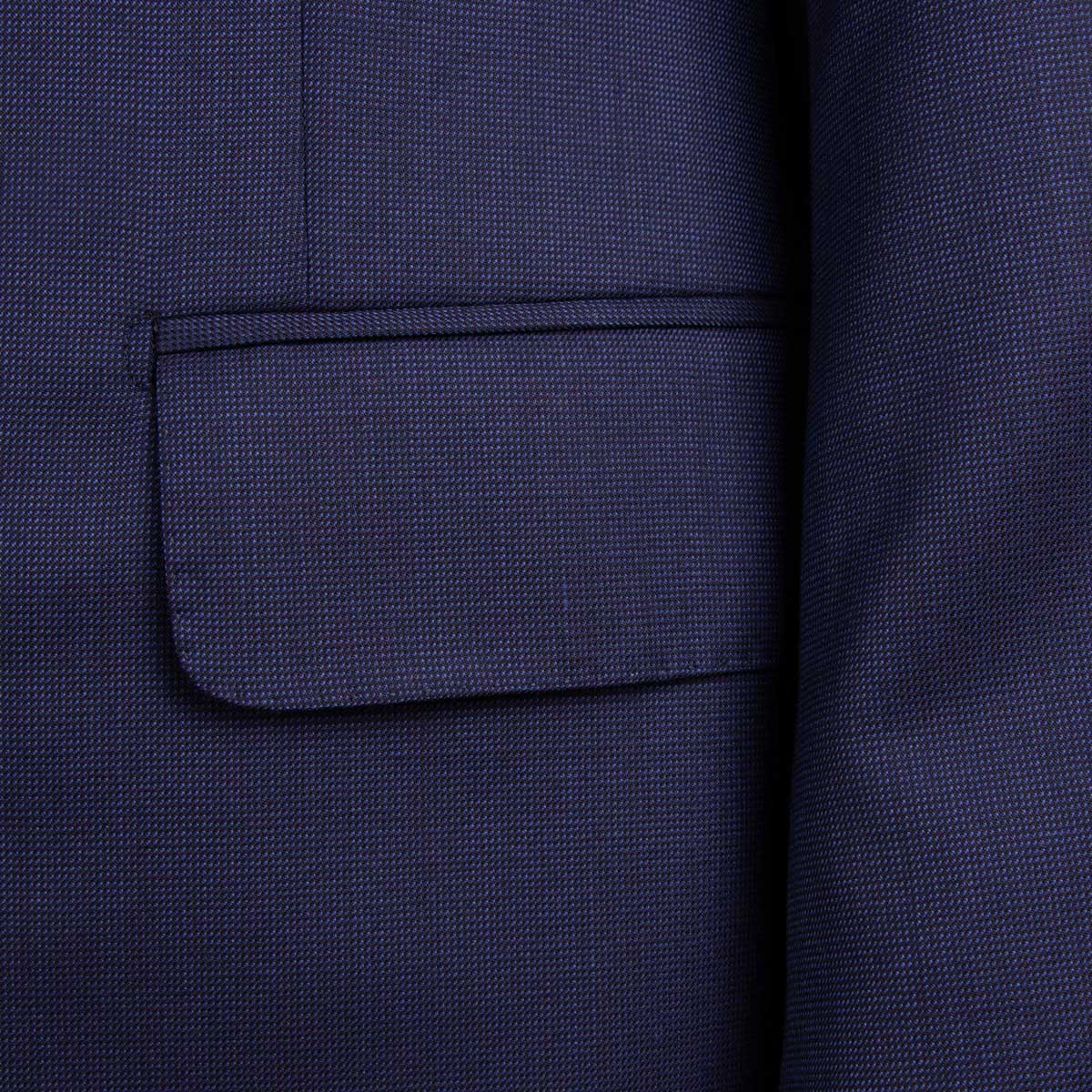 Handcrafted Navy Wool Super 160s Suit SUITS Belvest   