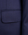 Handcrafted Navy Wool Super 160s Suit SUITS Belvest   