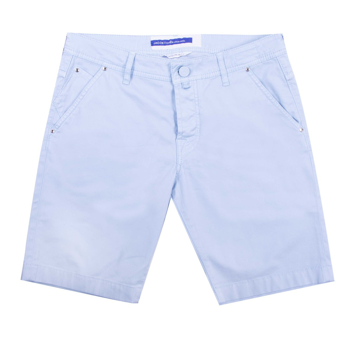 Light Blue Lou Five Pocket Shorts  Jacob Cohen   