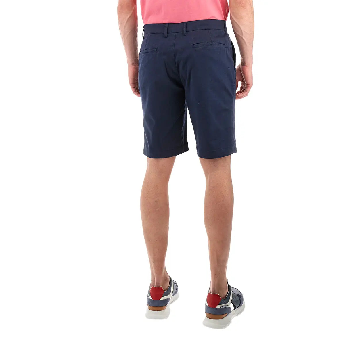 Navy Regular-fit Chino Shorts SHORTS La Martina   