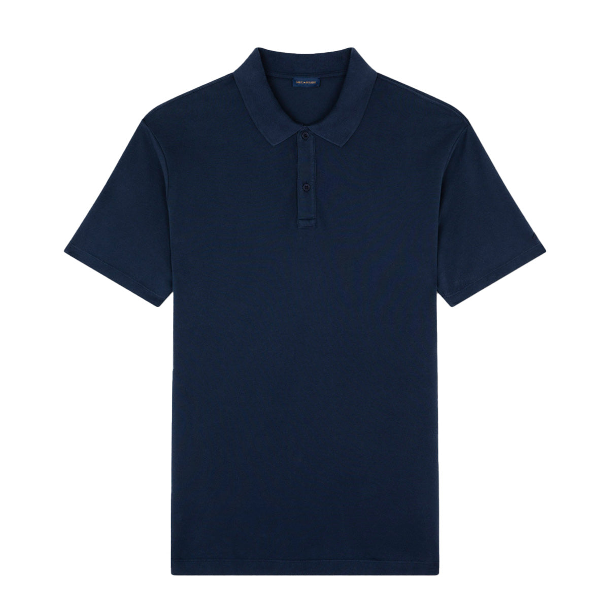 Navy Cotton Piqué Polo Shirt S/S POLOS Paul & Shark   