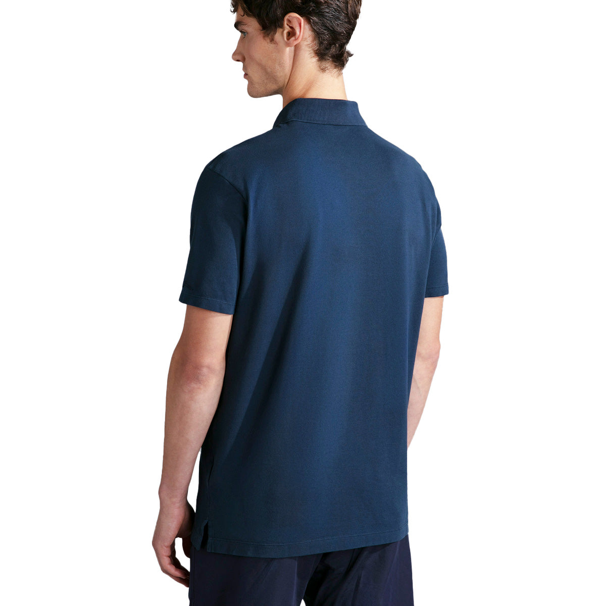 Navy Cotton Piqué Polo Shirt S/S POLOS Paul & Shark   