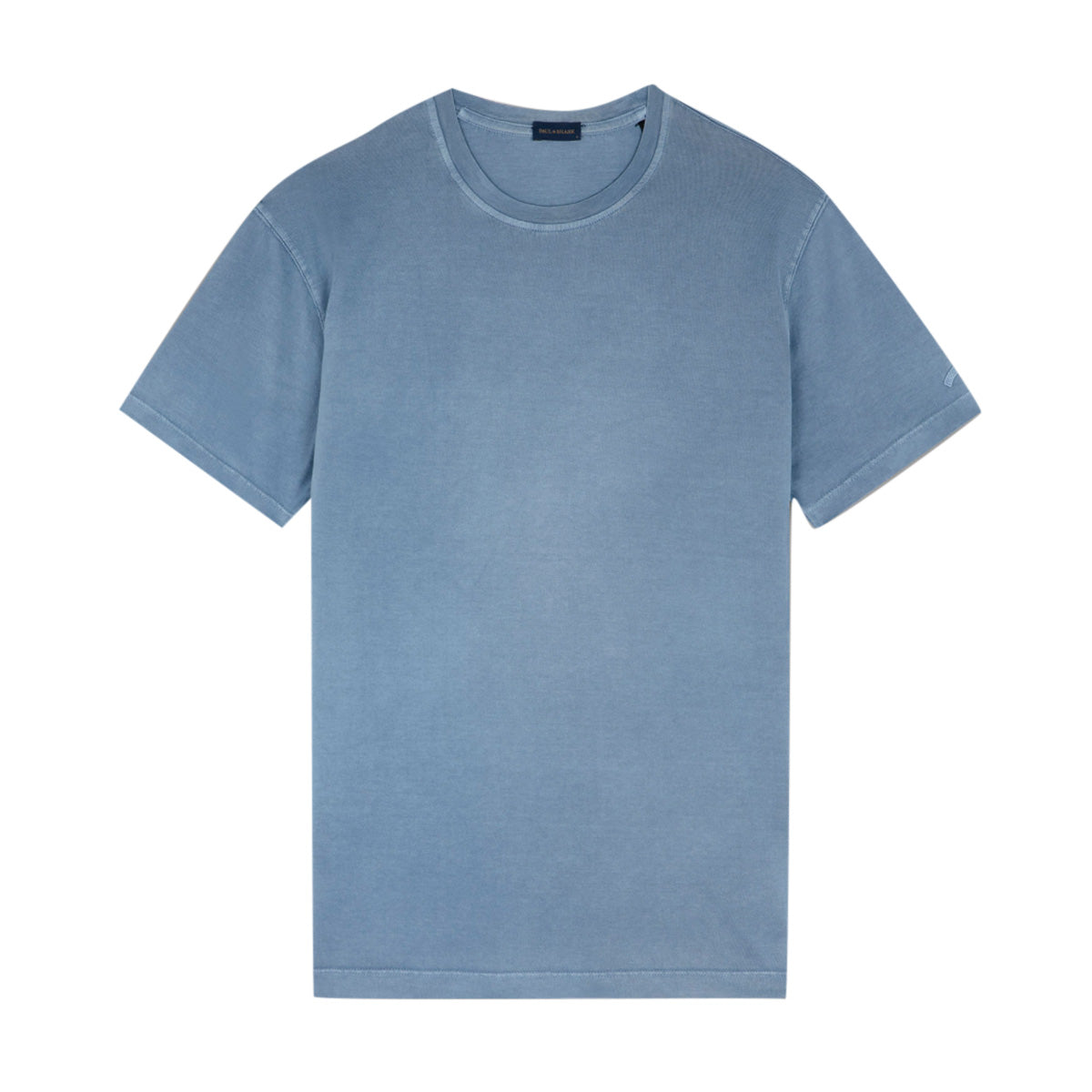 Denim Blue Cotton Jersey T-Shirt TEE SHIRTS Paul & Shark   