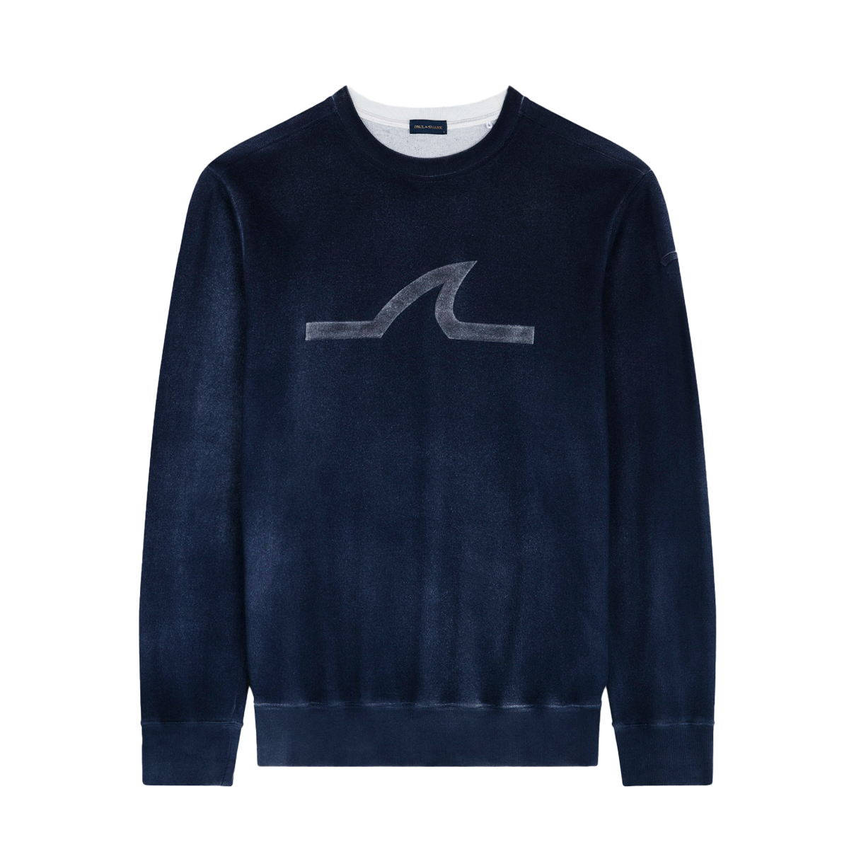 Navy Cotton Signature Sweatshirt SWEATS Paul & Shark   