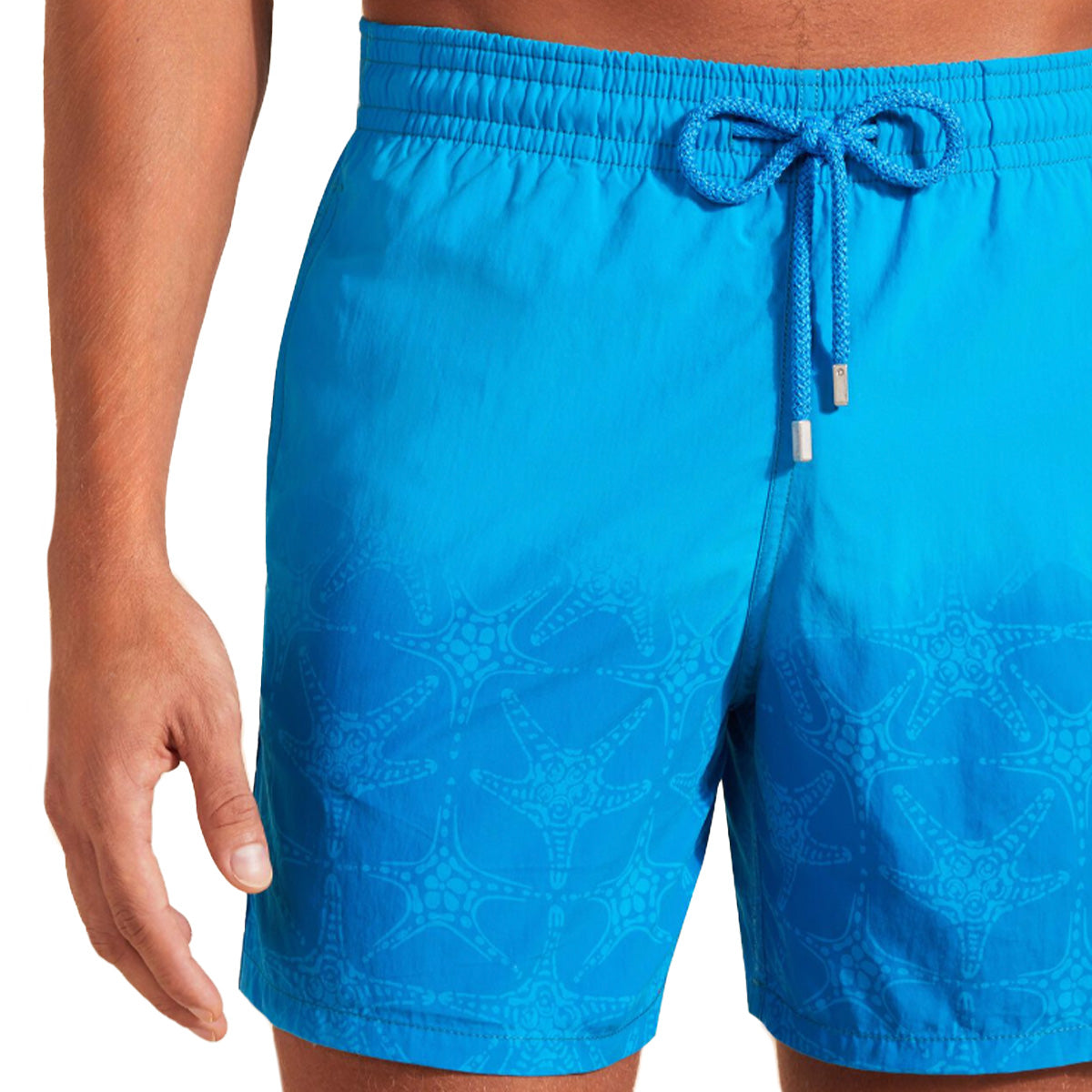 Blue 'Hawaii' Moorea Water-Reactive Swim Shorts SWIMWEAR Vilebrequin   