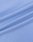 Cotton Piqué Polo Shirt Light Blue S/S POLOS FEDELI   