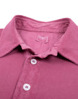 Cotton Piqué Polo Shirt Raspberry S/S POLOS FEDELI   