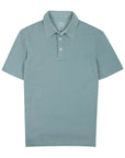 Cotton Piqué Polo Shirt Green S/S POLOS FEDELI   