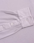 Light Grey 100% Cotton Long Sleeve Shirt  FEDELI   