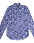 Fern Print Panamino Cotton Long Sleeve Shirt L/S SHIRTS FEDELI   