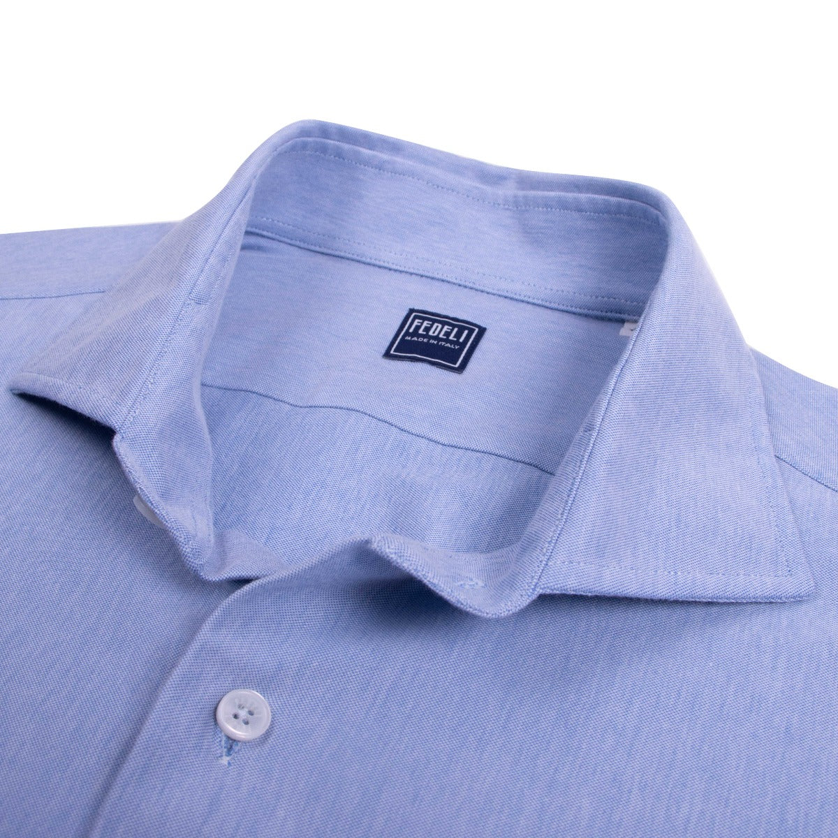 Blue Tecno Jersey Long Sleeve Shirt  FEDELI   