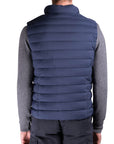 Indigo Blue 'Calaf' Down Filled Gilet Gilet Moorer   