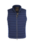 Indigo Blue 'Calaf' Down Filled Gilet Gilet Moorer   