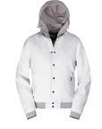 Ivory 'Darren' Lightweight Bomber Jacket  Moorer   