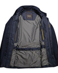 Navy 'Ezio' Lightweight Water Repellent Coat  Moorer   