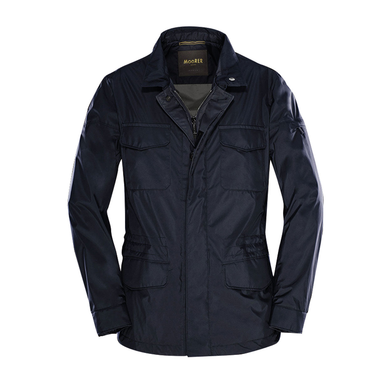 Navy &#39;Ezio&#39; Lightweight Water Repellent Coat  Moorer   