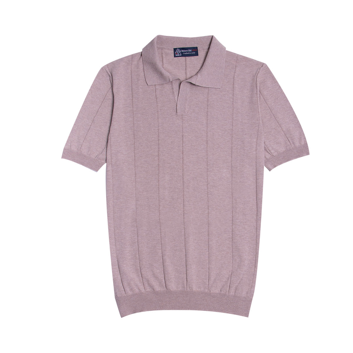 Cotton Knitted Polo Shirt S/S POLOS Robert Old   