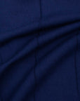 Navy 100% Cotton Wide-Ribbed Polo Shirt  Robert Old   