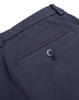 Navy Stretch Cotton Twill Chinos CASUAL TROUSERS Robert Old   