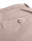 Beige Cotton Stretch Chino Shorts SHORTS Robert Old   