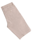 Beige Cotton Stretch Chino Shorts SHORTS Robert Old   