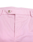 Light Pink Cotton Stretch Chino Shorts SHORTS Robert Old   