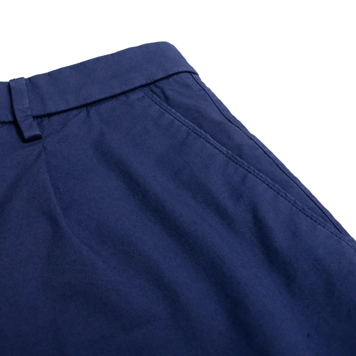 Navy Cotton Stretch Chino Shorts SHORTS Robert Old   