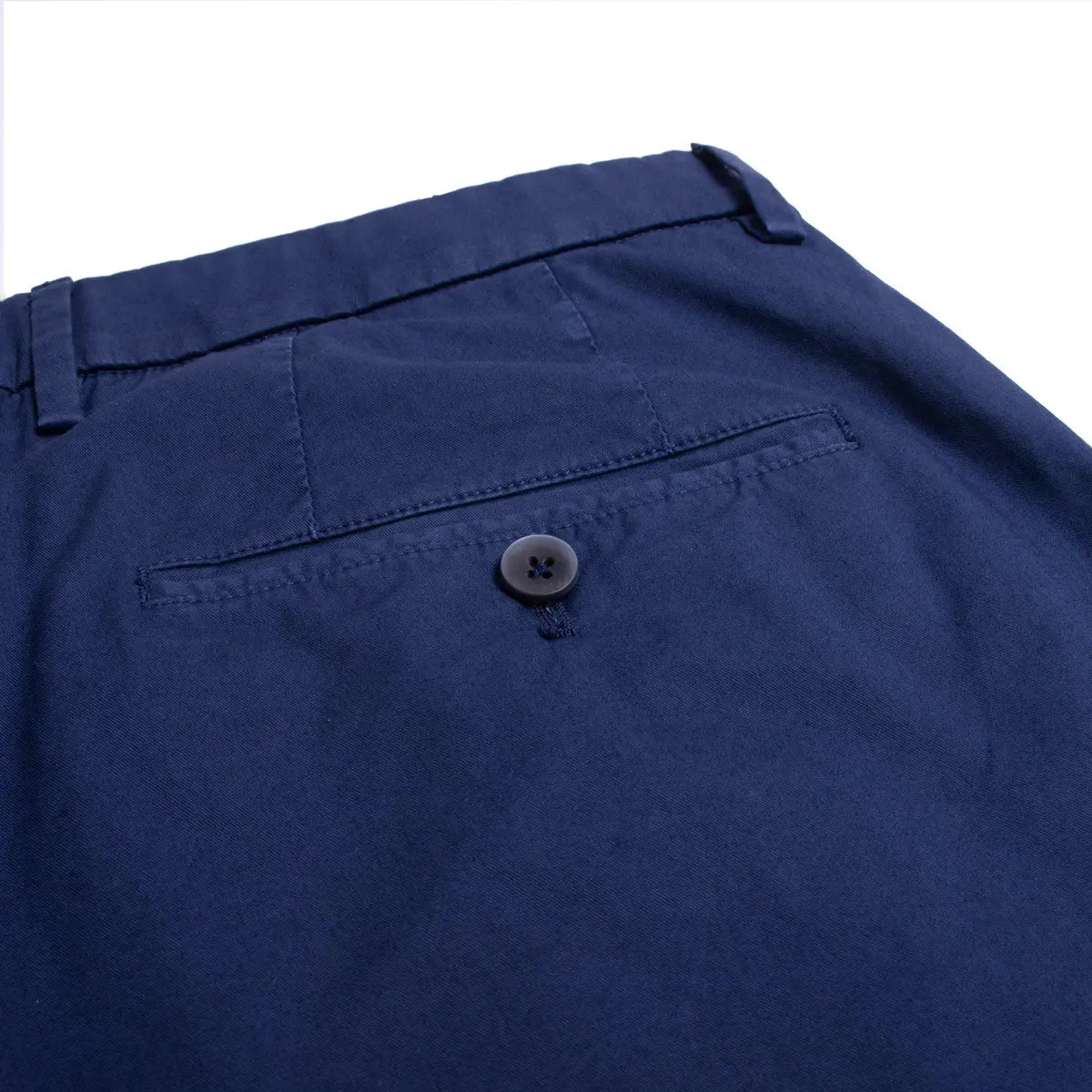 Navy Cotton Stretch Chino Shorts SHORTS Robert Old   