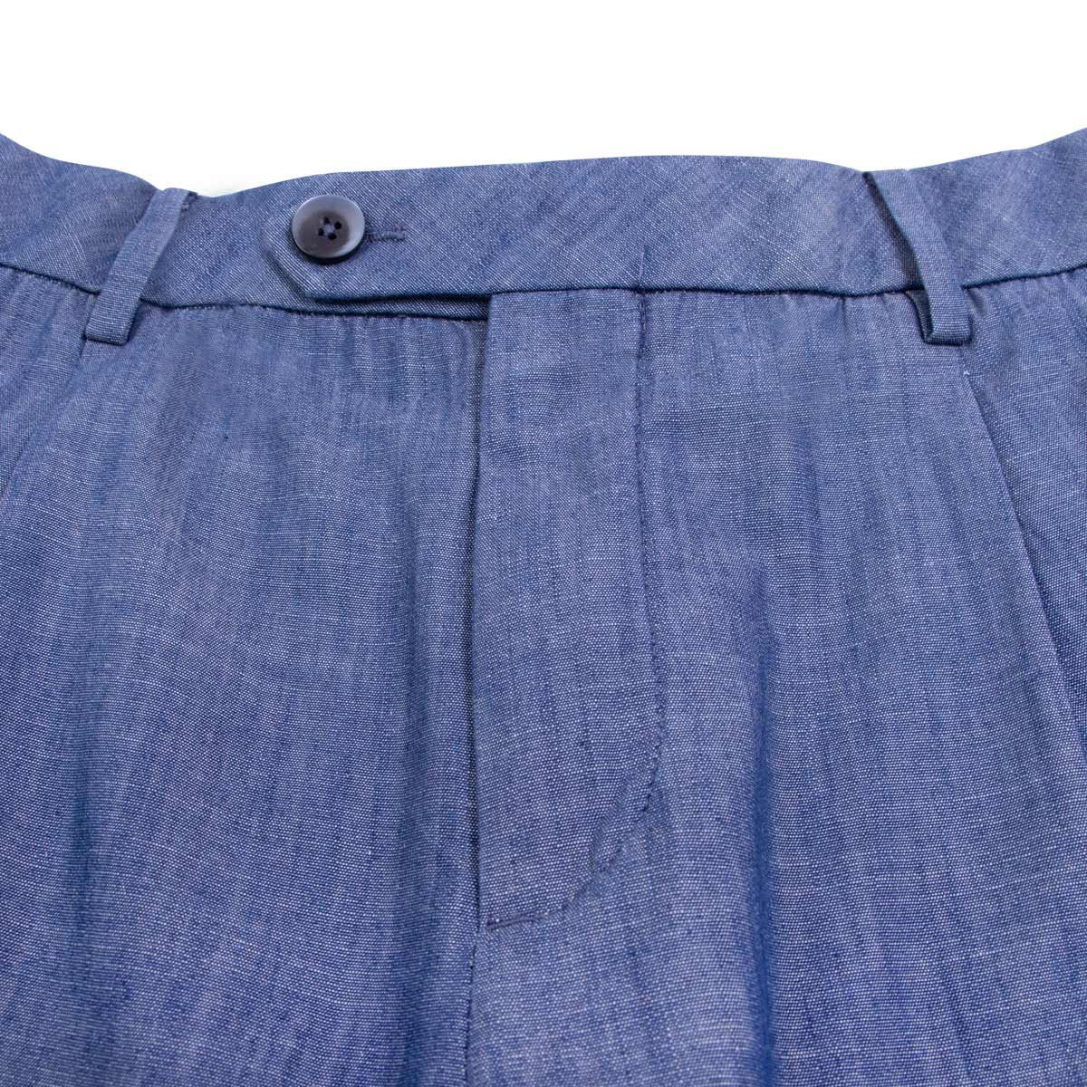 Chambray Denim Cotton Chino Shorts SHORTS Robert Old   