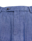 Chambray Denim Cotton Chino Shorts SHORTS Robert Old   