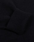 Black Chatsworth 2ply V-Neck Cashmere Sweater Robert Old