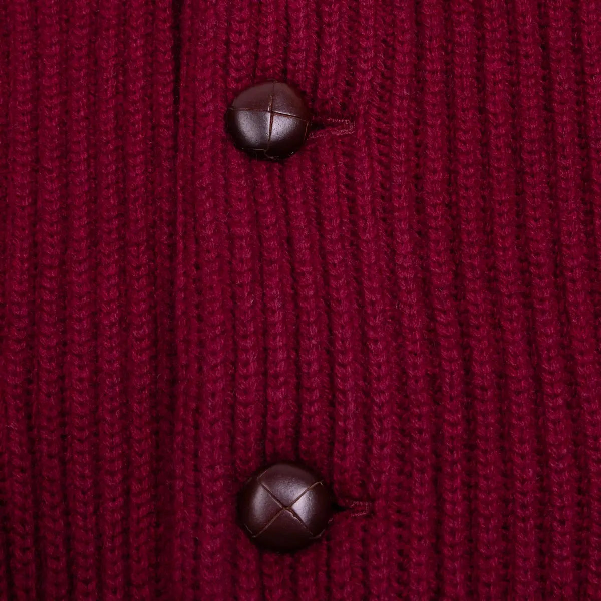 Claret Red Colonial 8ply Cashmere Shawl Cardigan Robert Old