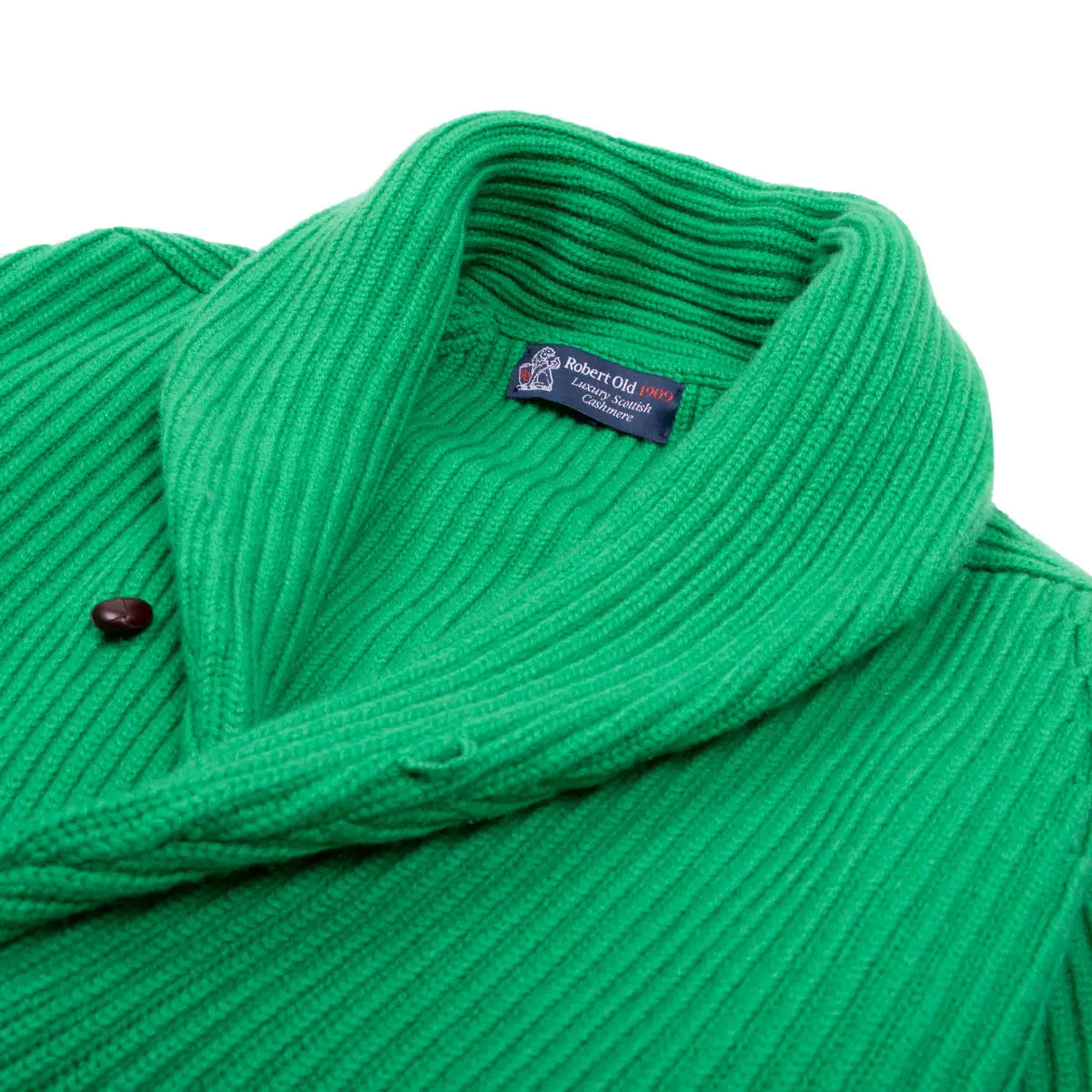 Grasshopper Colonial 8ply Cashmere Shawl Cardigan Robert Old