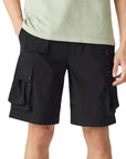 Black Castmaster Technical Cargo Shorts SHORTS Belstaff   