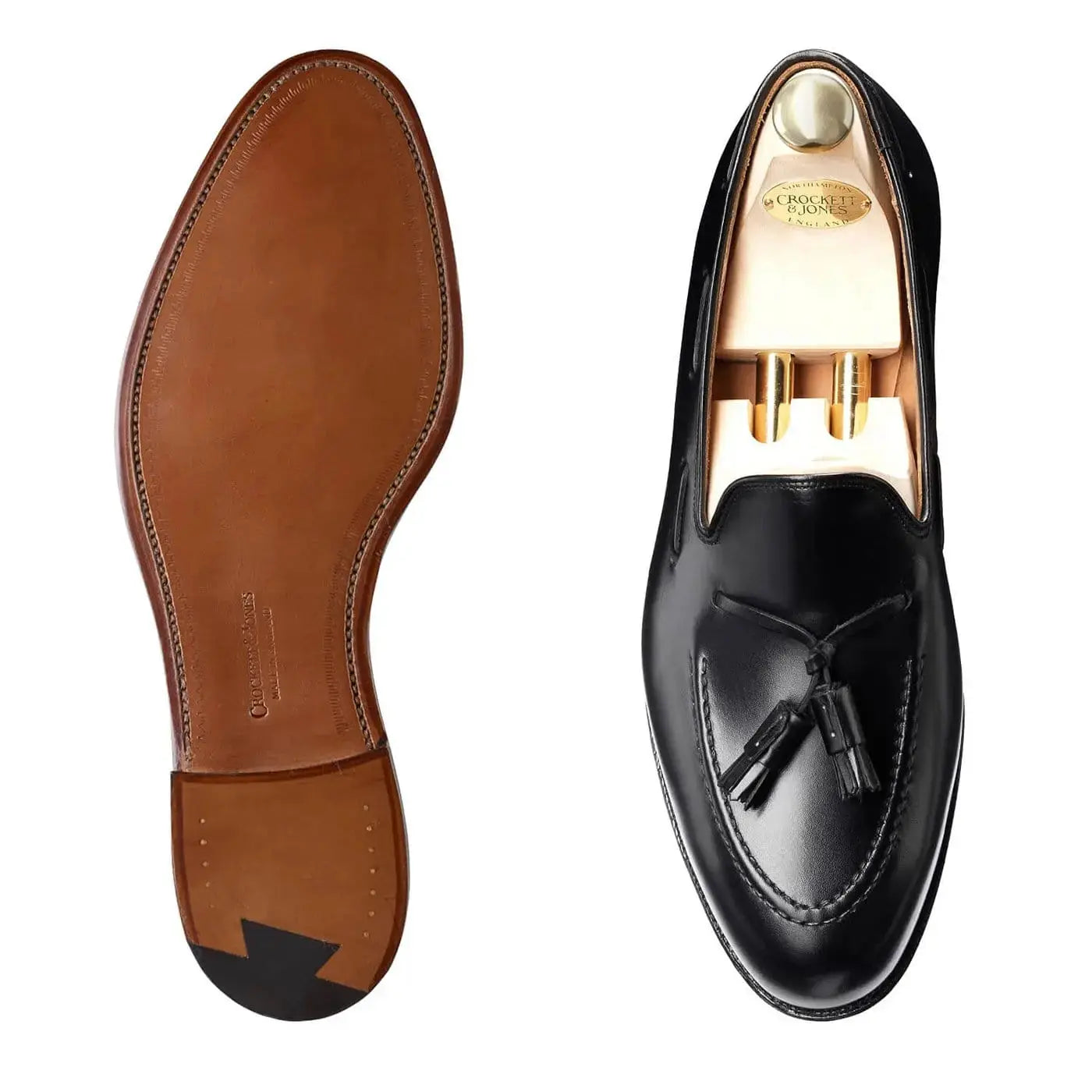 Cavendish Black Calf Tassel Loafer  Crockett &amp; Jones   