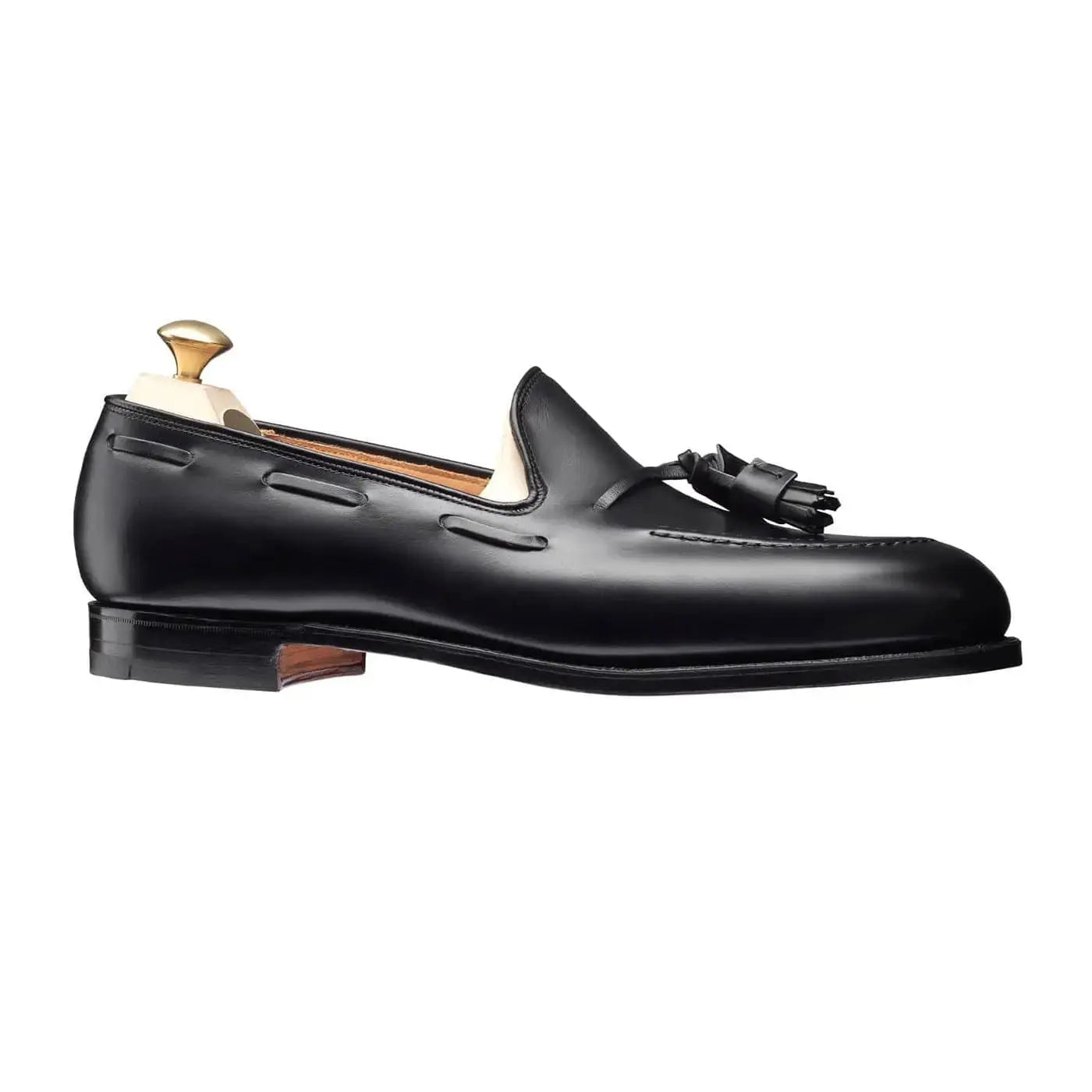 Cavendish Black Calf Tassel Loafer  Crockett & Jones   