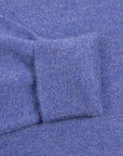 Lapis Blue Chatsworth 2ply V-Neck Cashmere Sweater Robert Old