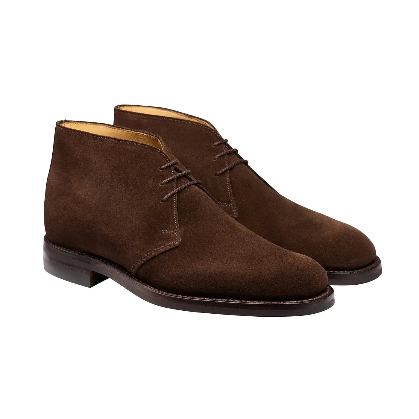 Dark Brown Chiltern Suede Chukka Boots Boots Crockett &amp; Jones   