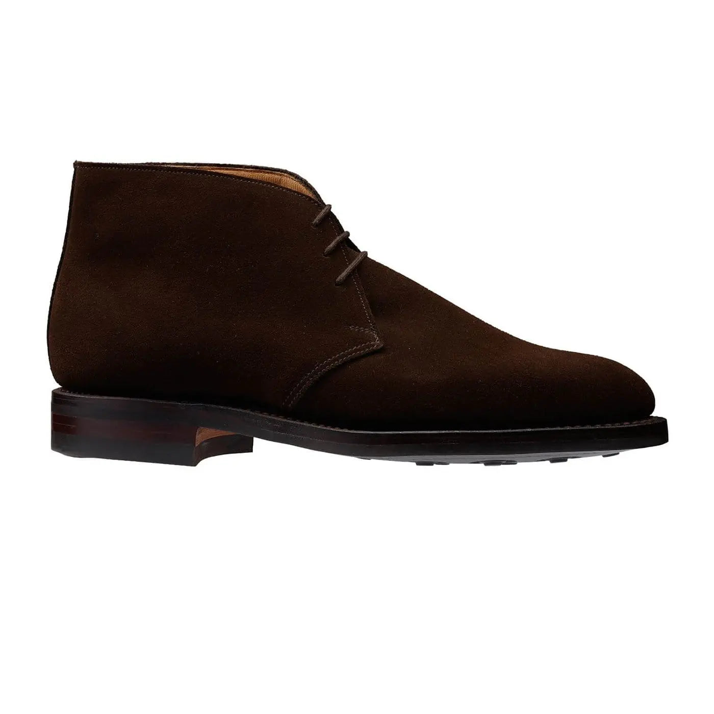 Dark Brown Chiltern Suede Chukka Boots Boots Crockett &amp; Jones   