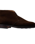 Dark Brown Chiltern Suede Chukka Boots Boots Crockett & Jones   