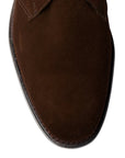 Dark Brown Chiltern Suede Chukka Boots Boots Crockett & Jones   