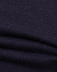 Dark Navy Chatsworth 2ply V-Neck Cashmere Sweater Robert Old