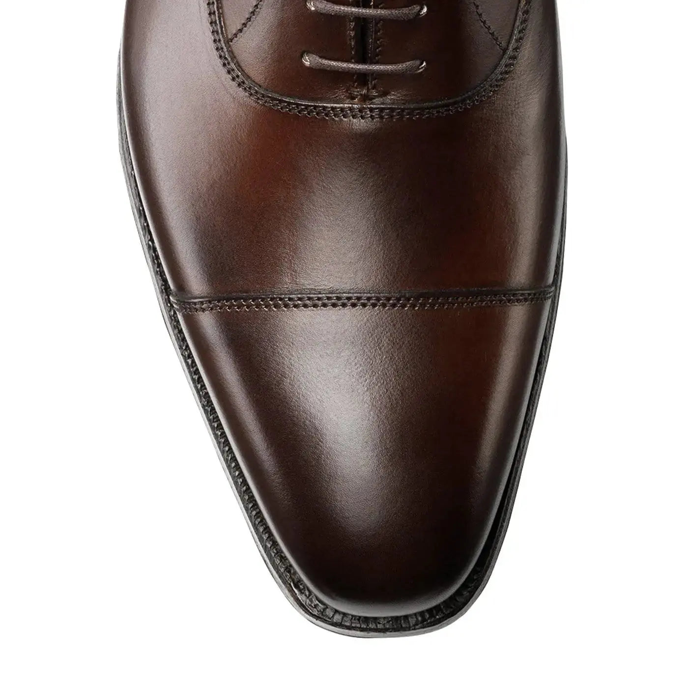 Hallam Brown Dark Calf Oxford Shoes - E Fitting  Crockett &amp; Jones   