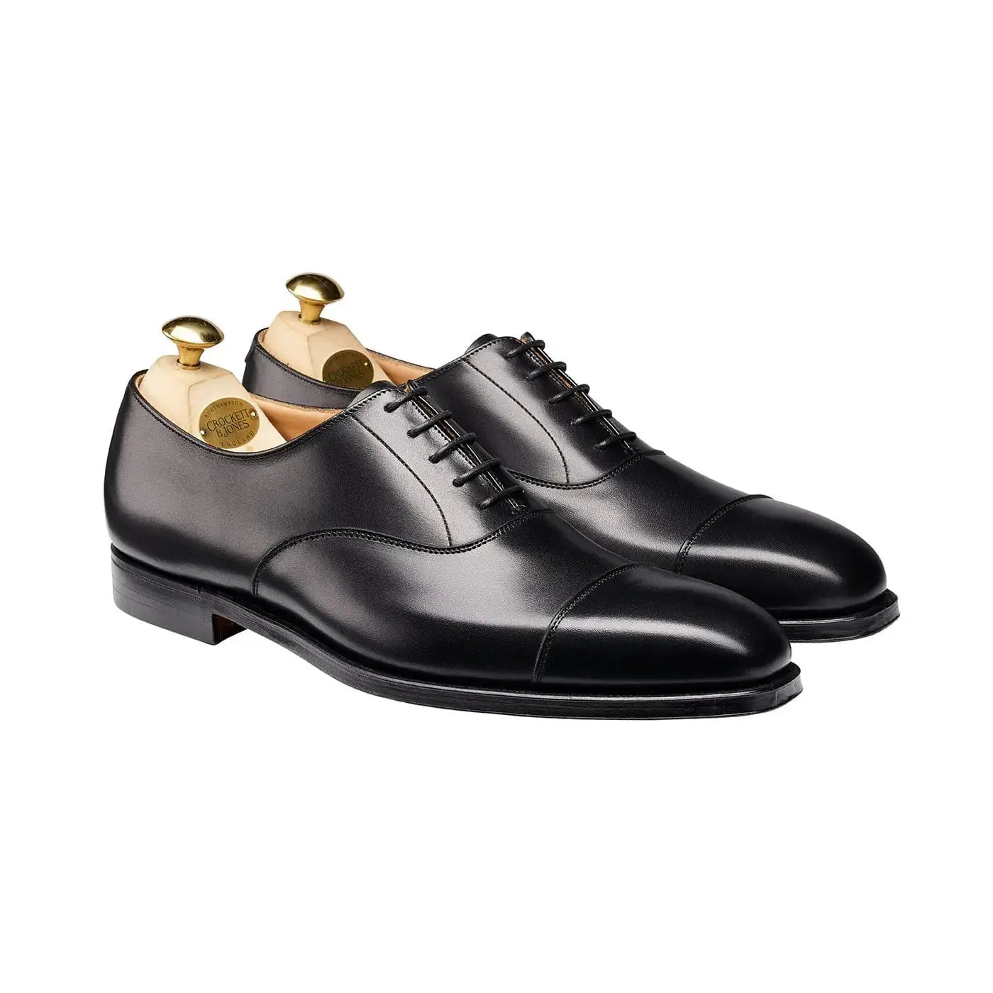 Hallam Back Calf Oxford Shoes - E Fitting  Crockett & Jones   